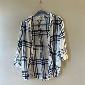 Hester & Orchard Blue and White Plaid Shirt